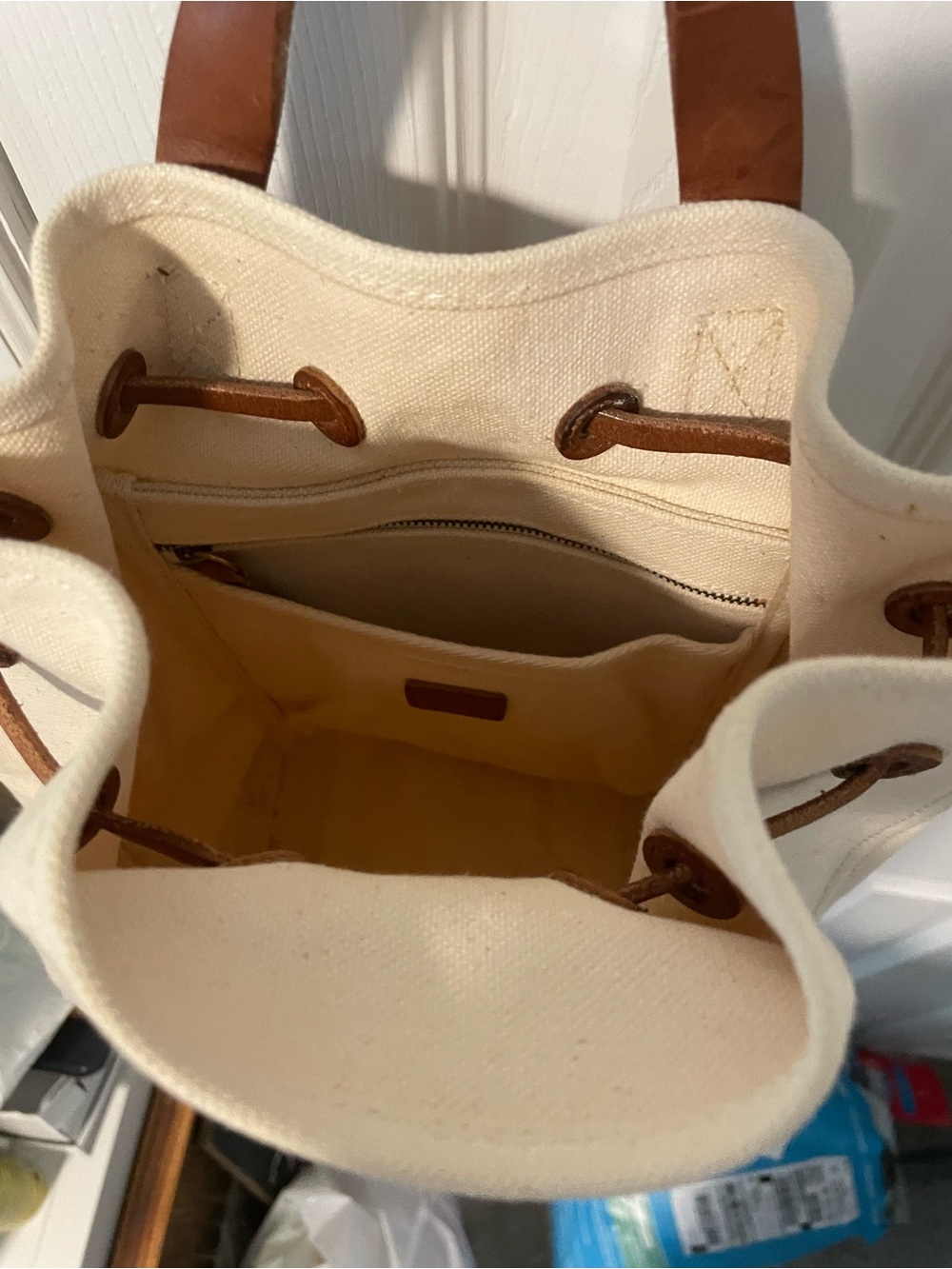 Madewell Canvas Drawstring Backpack - Picture 2 of 5